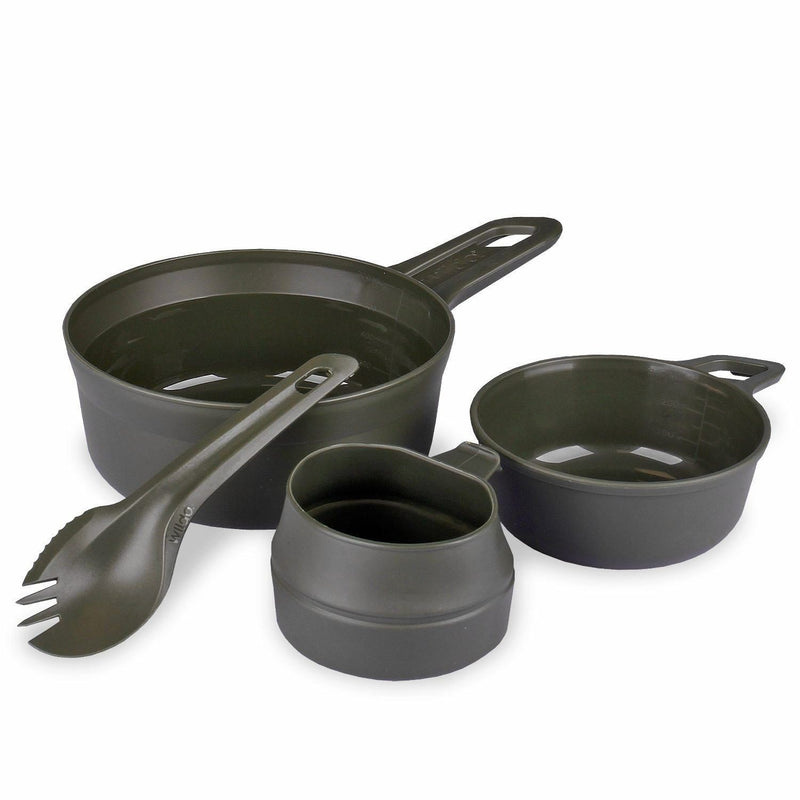 Komplettes Outdoor-Essgeschirr-Set von Wildo: BPA-freie Essentials für das Essen unterwegs