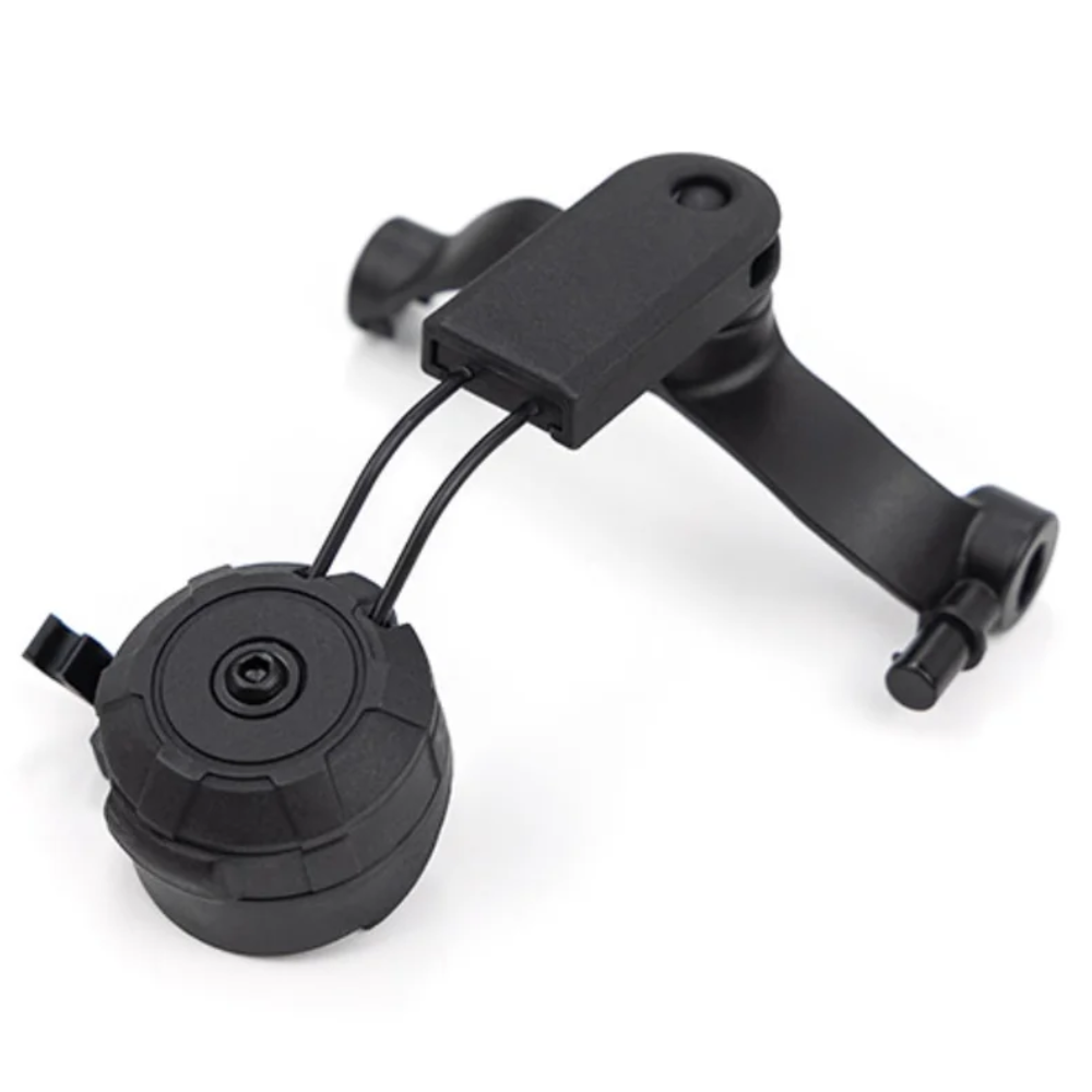 Earmor M19C ARC Rail Helm-Adapter-Set für M31 M32 PLUS Headsets, Schwarz