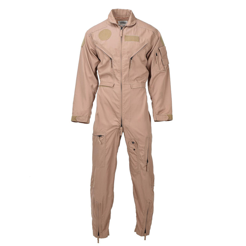 Original niederländischer Militär-Flugoverall aus Aramid, hitzebeständiger Overall, Khaki