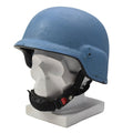 Original deutscher Militär-Kevlar-Helm, überschüssige Kopfbedeckung, Sammlerstück, UN-Blau