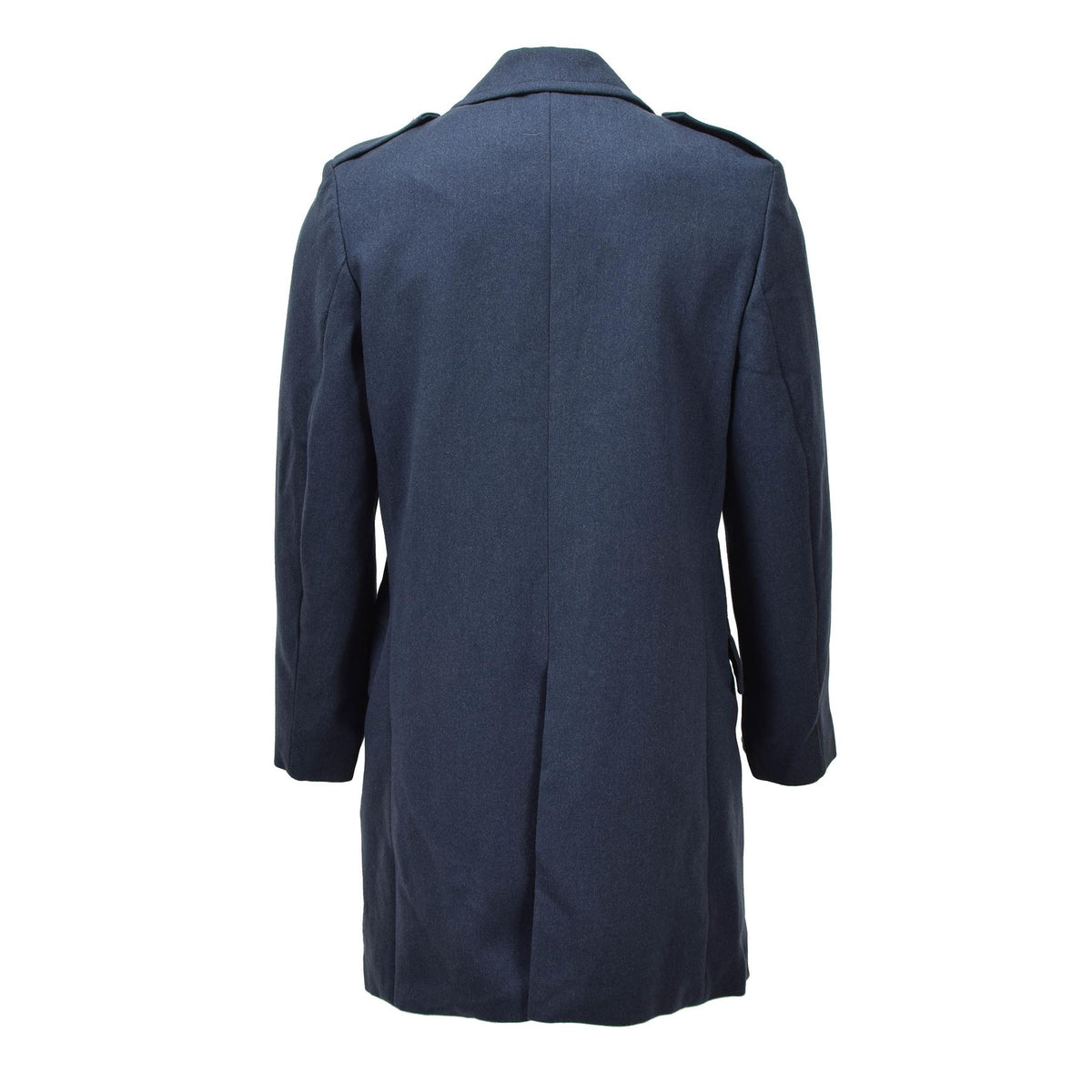Originaler Wollmantel der niederländischen Armee, zweireihig, blau