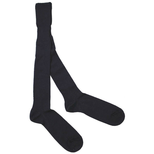 Britische Armee blaue Strumpfsocken lang Herren Wolle/Nylon Militär Überschuss Neu