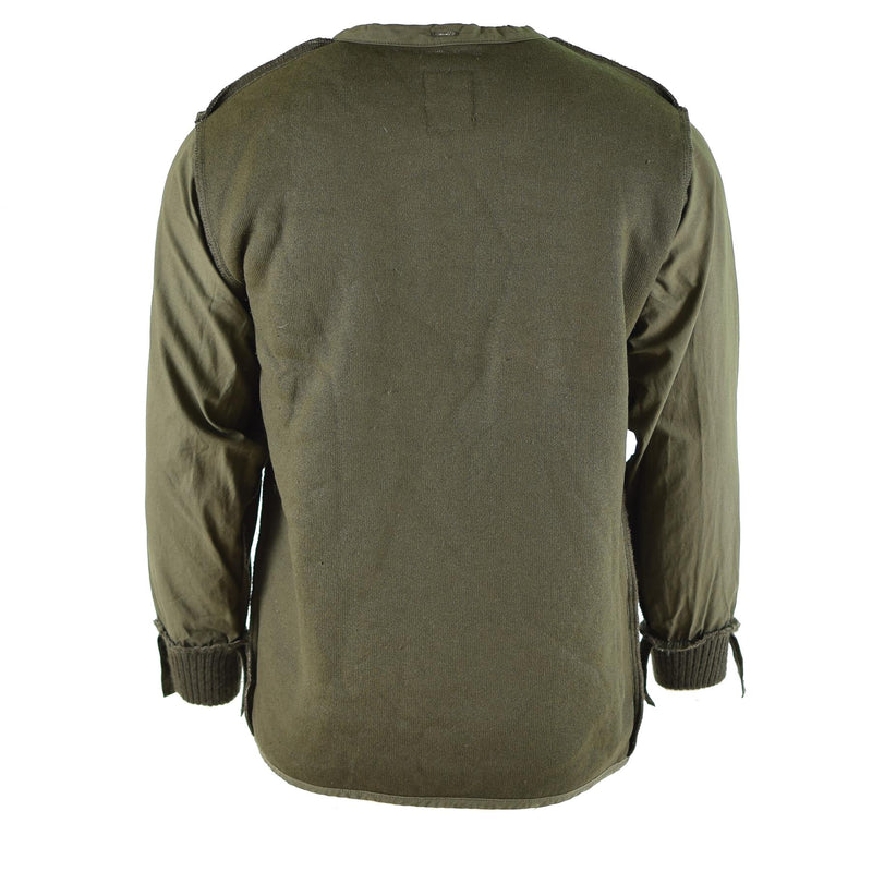Original niederländische Armee Olive OD Parka Liner Kampf Militärfutter Jacke Modacryl