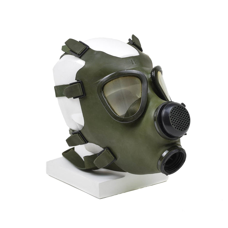 Rumänische M74 Gasmaske Vollgesichts-NBC-Atemschutzmaske Vintage oliv Militärüberschuss