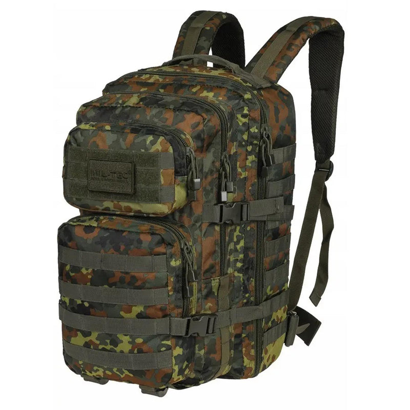 MIL-TEC US Assault Trekkingrucksack groß 36L Rucksack Flecktarn Tagesrucksack Tasche