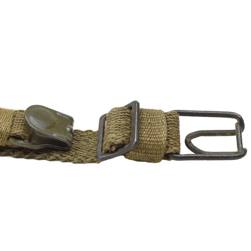 Original Tschechische Armee Y-Strap Canvas &amp; Leder Hosenträger Harness Schulter