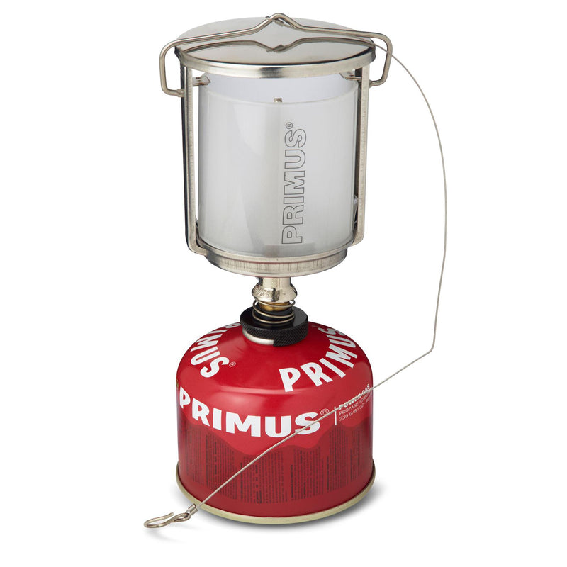 Primus Mimer Duo Piezo-Laterne, robuste Rucksacklaterne, Camping-Gaslicht
