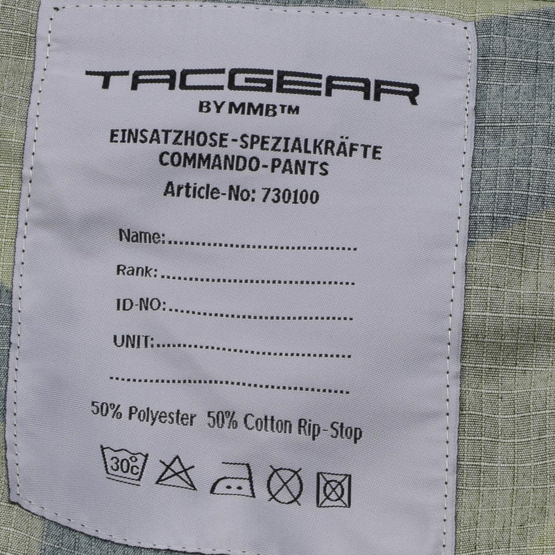 TACGEAR Marke Schwedische Militär-Stil Kampfhose Splinter Camo Cargo Ripstop