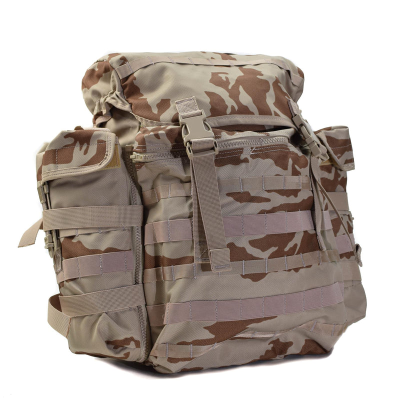 Original Tschechische Republik Militär Molle Rucksack Wüstentarn 30l Schnellverschluss