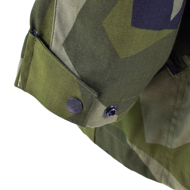 Original schwere M90-Jacke der schwedischen Armee, Splittertarn, Militär, Feldtruppen, NEU