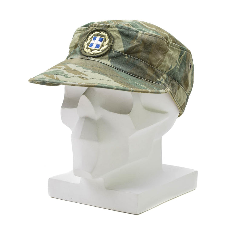 Original griechische Armee Feldtruppen Mütze Eidechsentarn leichte militärische Sommermütze