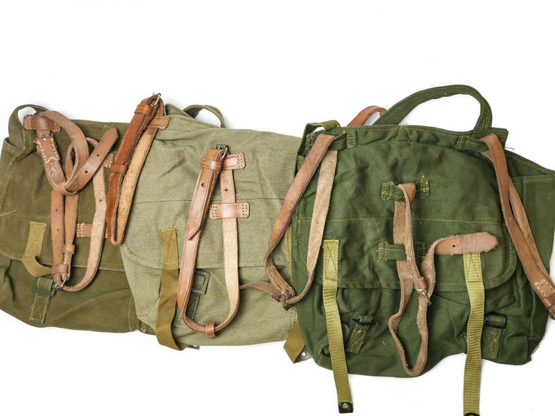Original rumänische Armee Brotbeutel Militär Überschuss Olive Canvas Brotbeutel OD