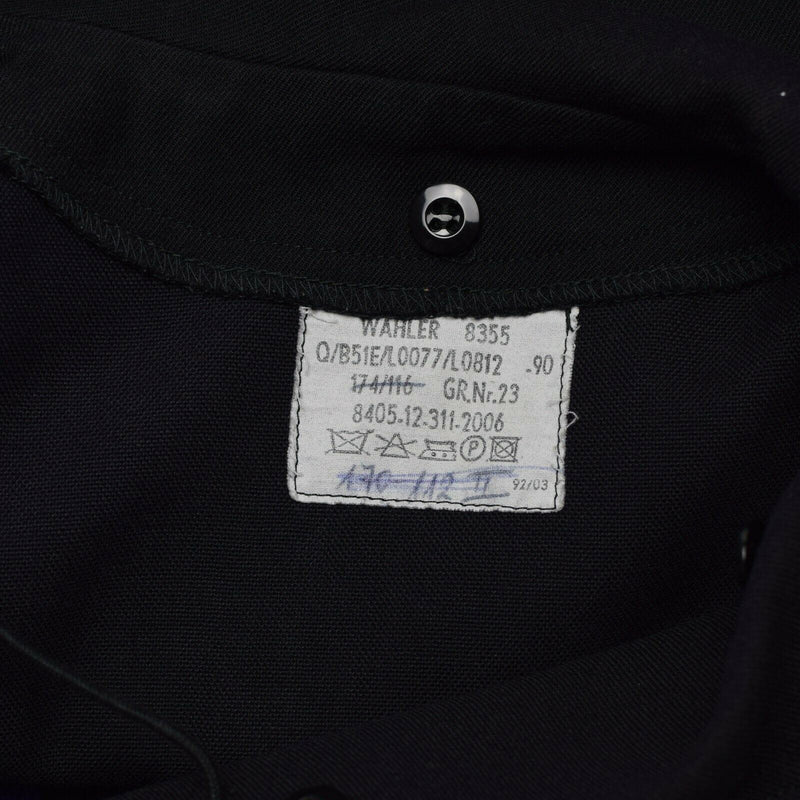 Original Bundeswehr Marine Mittelhemd langarm blau Marine Militär Matrosen