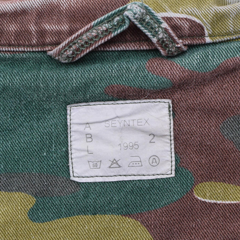 Original belgische Militärjacke M56 Jigsaw Camouflage Feldkampftruppen Armee