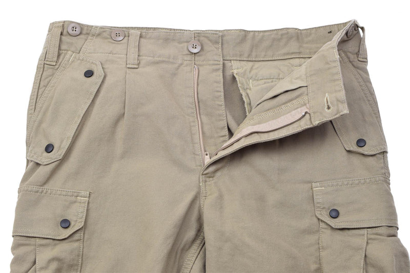 Leo Kohler Kommandohose Spezialkräfte BDU Hose verstärkte Baumwolle khaki