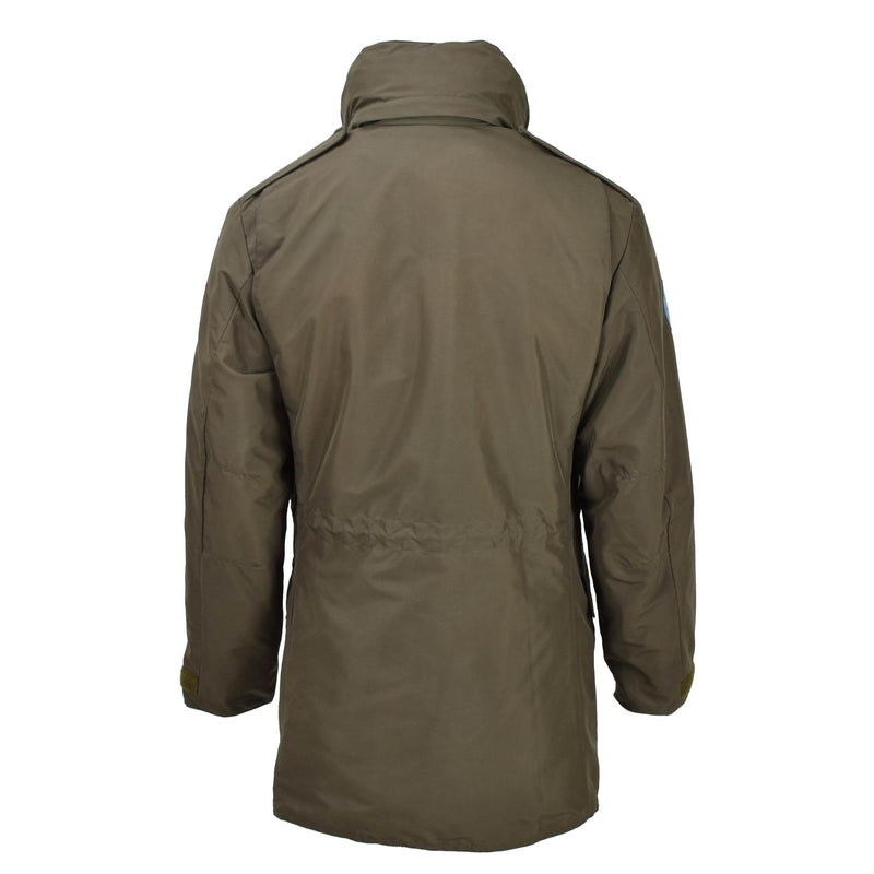 Original österreichischer Militär Gore-Tex Parka mit Futter Regenjacke lässig formell