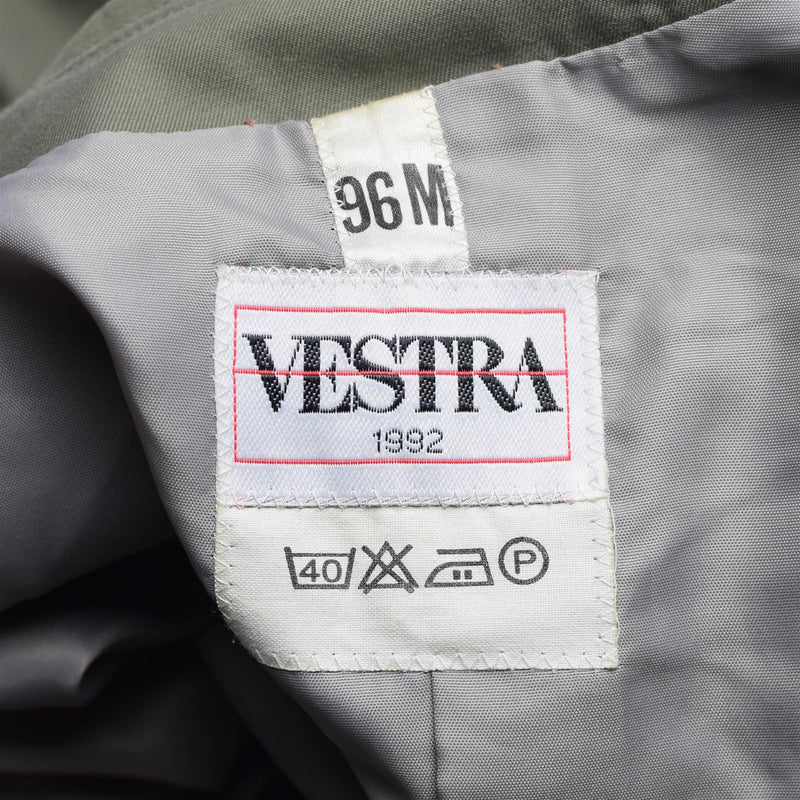 Echter französischer Militär-Regenmantel, Armee-Trenchcoat, oliv, wasserdicht, volle Länge