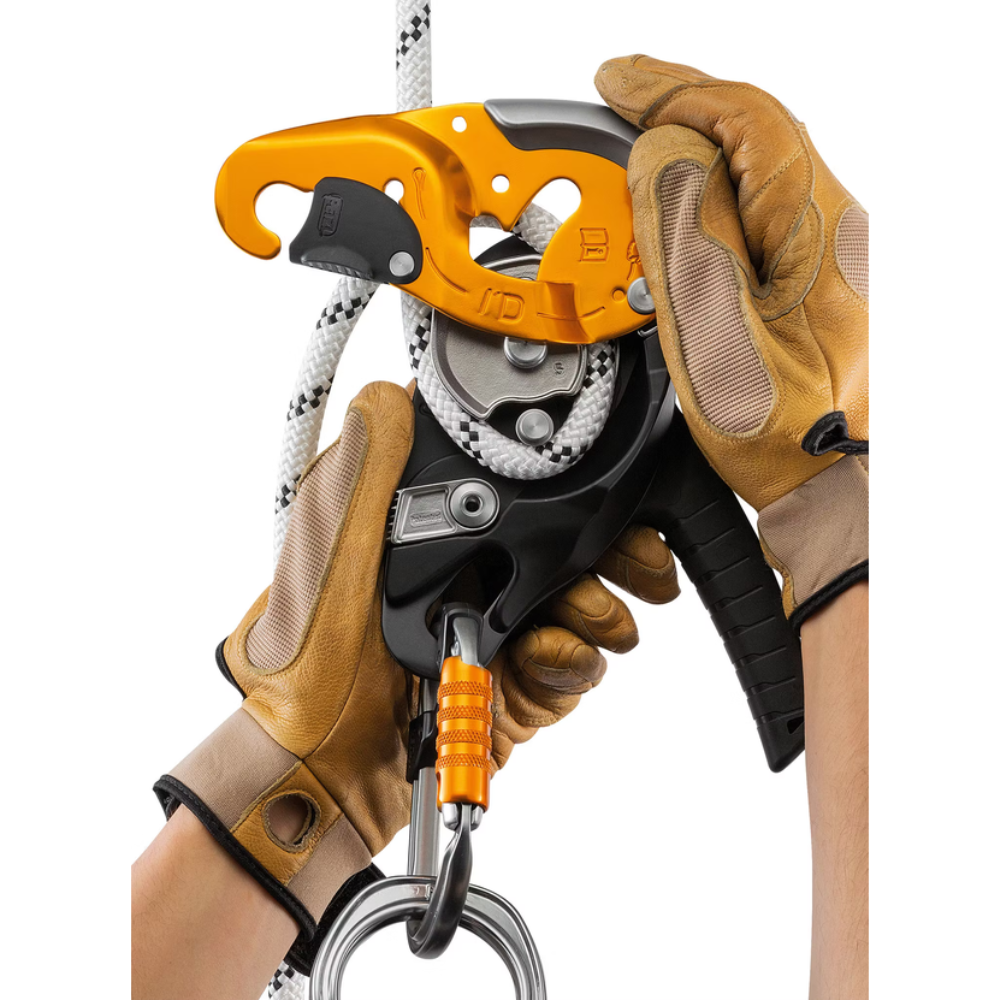 Petzl I’D S Descender Anti-Panic AUTO-LOCK Seilzugangsgerät 10–11,5 mm