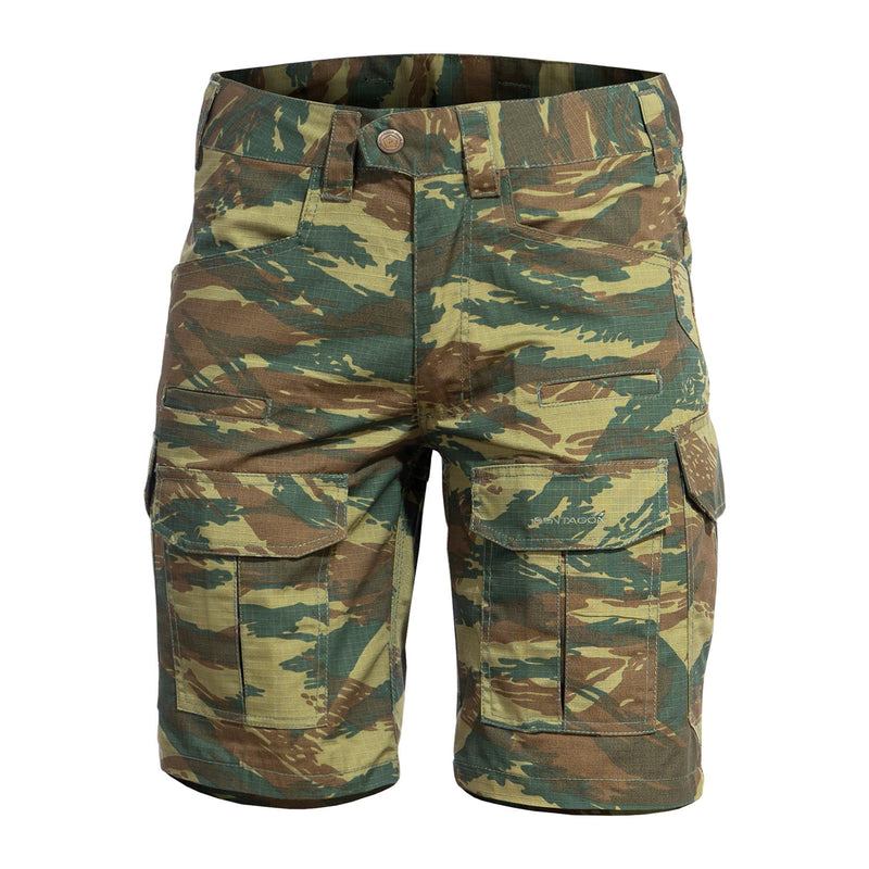 PENTAGON Lycos Kurze Hose Ripstop Bermuda dreifach genäht verstärkte Taschen