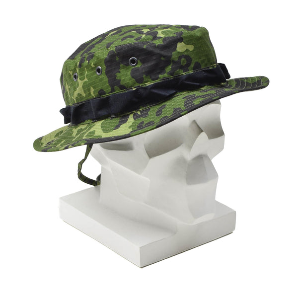 Original dänischer Bucket Hat M84 strapazierfähiger Ripstop-Sommer-Tropen-Boonie-Hut NEU
