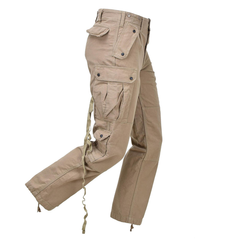 Leo Kohler Kommandohose Spezialkräfte BDU Hose verstärkte Baumwolle khaki