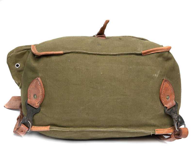 Original rumänische Armee Rucksack Tasche Militär Überschuss OD Schultergurt Canvas