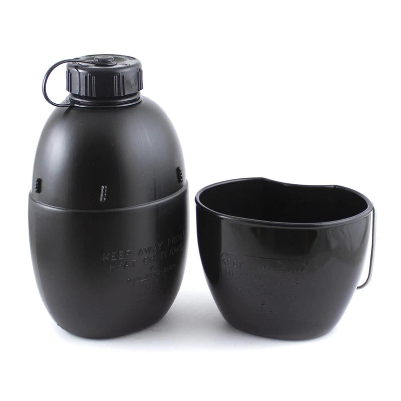BCB Multi-Fuel Cooking System NATO-Flasche Aluminium-Kocher-Set Feldflasche schwarze Tasche