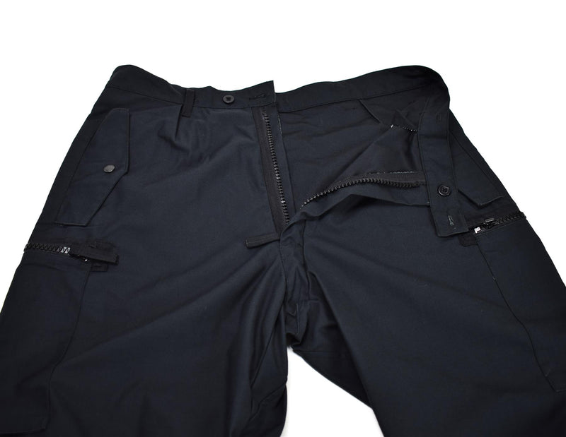 Original Schwedische Armee M90 ​​Hose Schwarz Feld Kampfhose BDU Neu