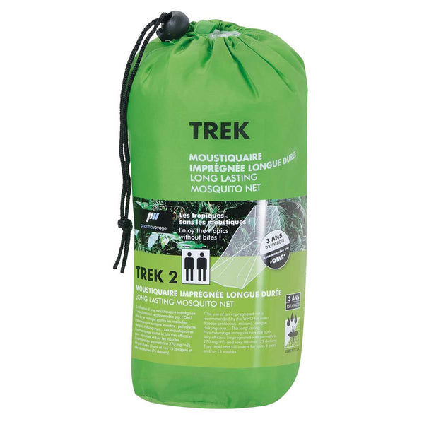Pharmavoyage Insektenschutznetz Trek 2 Camping Trekking Moskitonetz Weiß