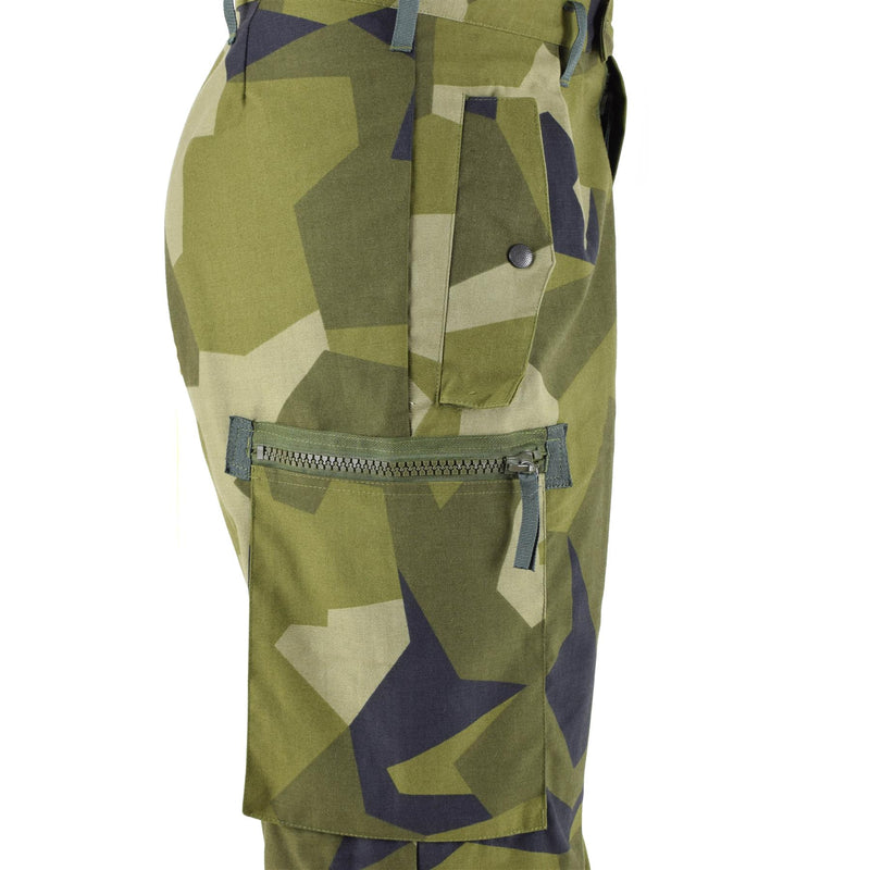 Original schwedische Militärhose M90 ​​Splinter Camouflage Feldkampfhose BDU