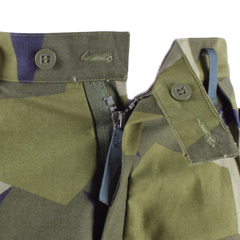 Original schwedische Militärhose M90 ​​Splinter Camouflage Feldkampfhose BDU