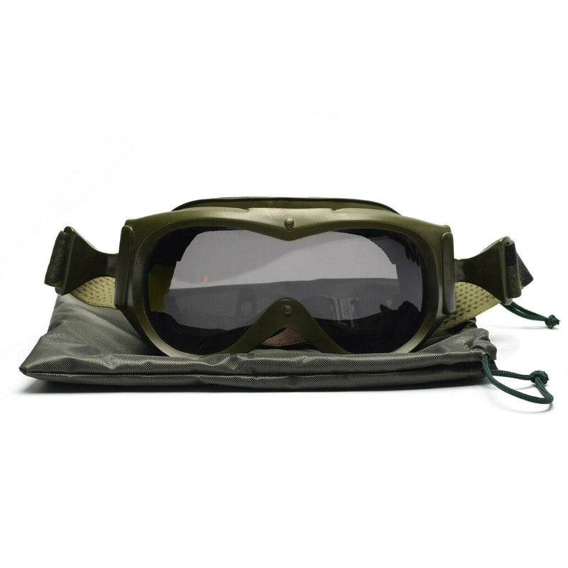 Echte Panzerschutzbrille der französischen Armee, Augenschutz, Militär, Sonne, Sand, Wind