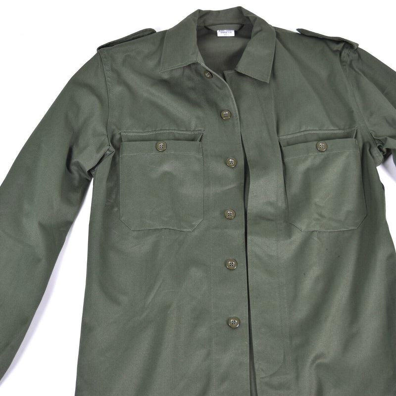 Original belgische Armee Feldjacke Militär BDU Olivhemd Militärkampf NEU