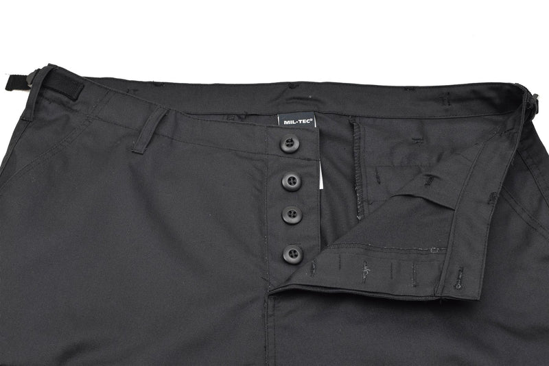 Mil-Tec Brand Militär-Stil Truppen Bermuda Kampfuniform Armee Shorts schwarz