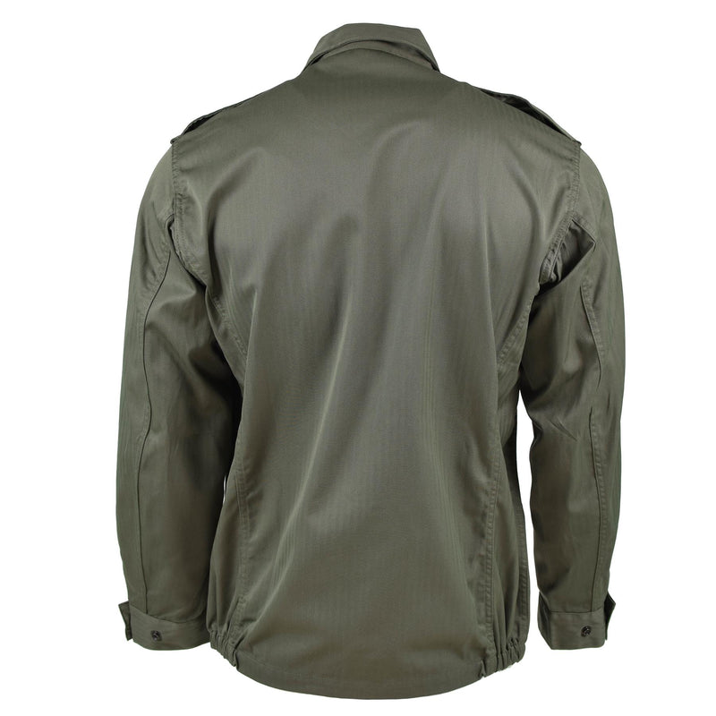 Original französische Armee F2 Kampfjacke Militärausgabe Überschusshemd oliv OD NEU