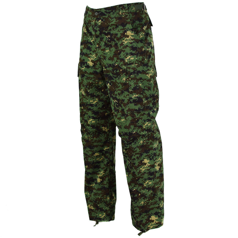 Echte Guinea Bissau Armeehose Ripstop Dschungel Camouflage Militärausgabe neu