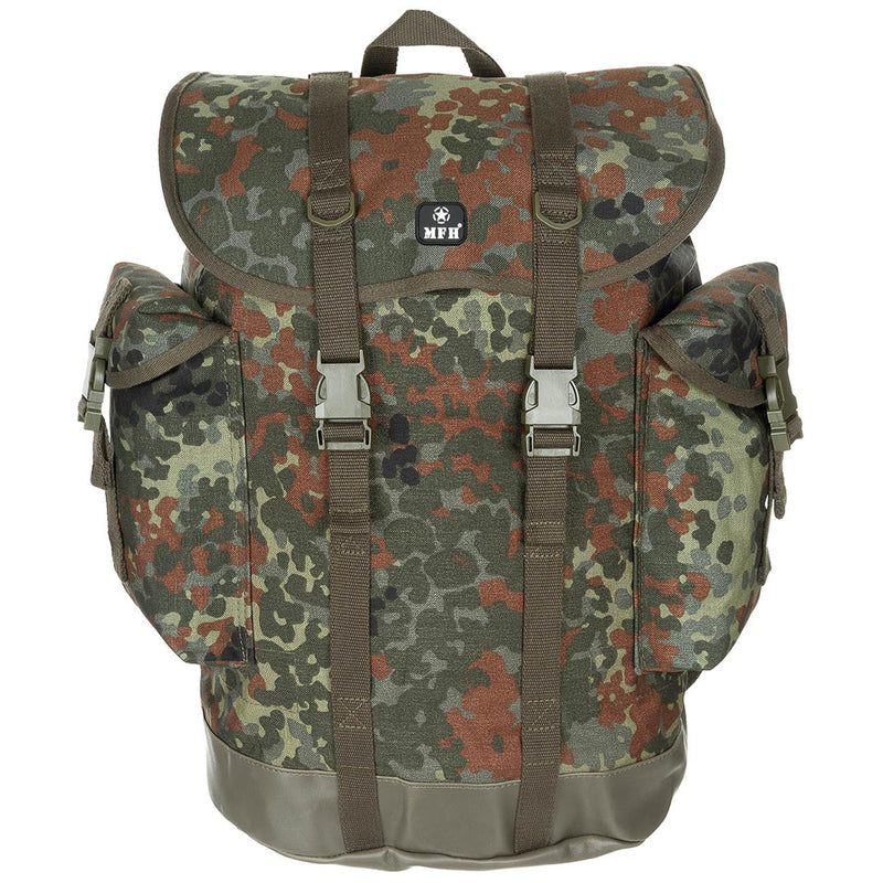 MFH Army Marke BW Berg Camouflage taktischer Rucksack 30L Rucksack bewaffnet NEU