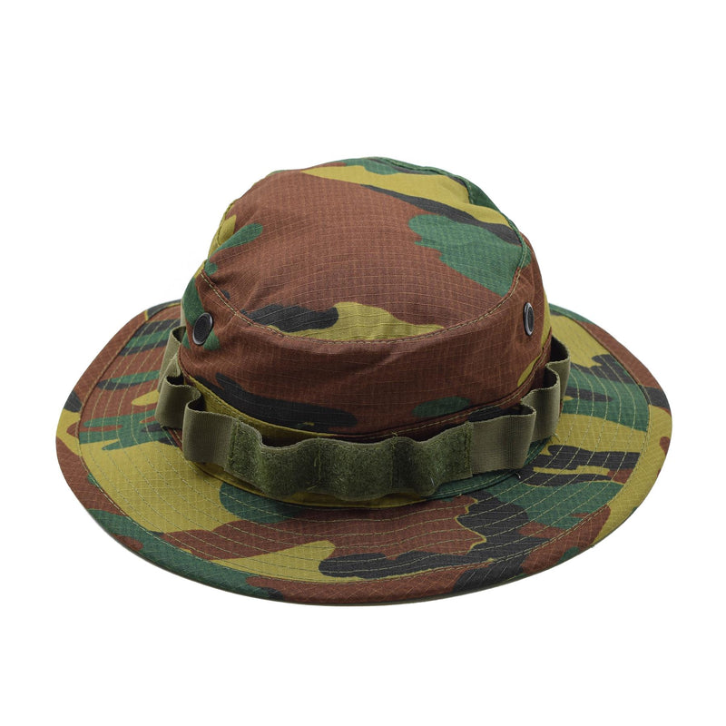 TACGEAR Brand Boonie-Hut belgischer Militärstil Jigsaw Camo Ripstop breite Krempe 