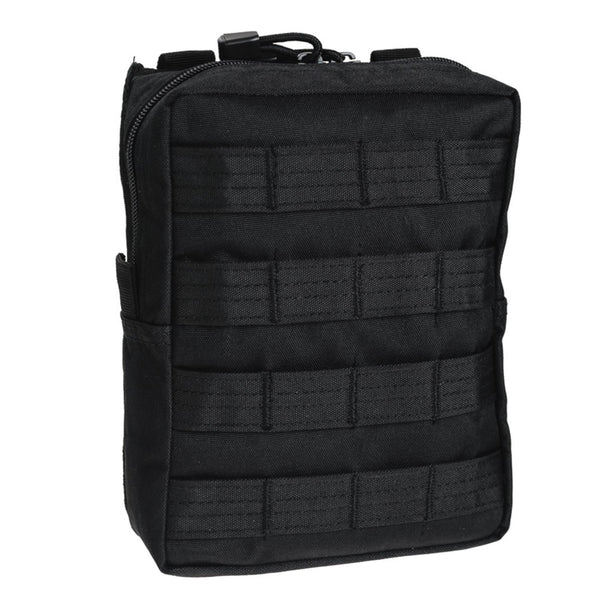 MIL-TEC taktische Gürteltasche Molle Befestigung Reißverschluss Utility Bag schwarz