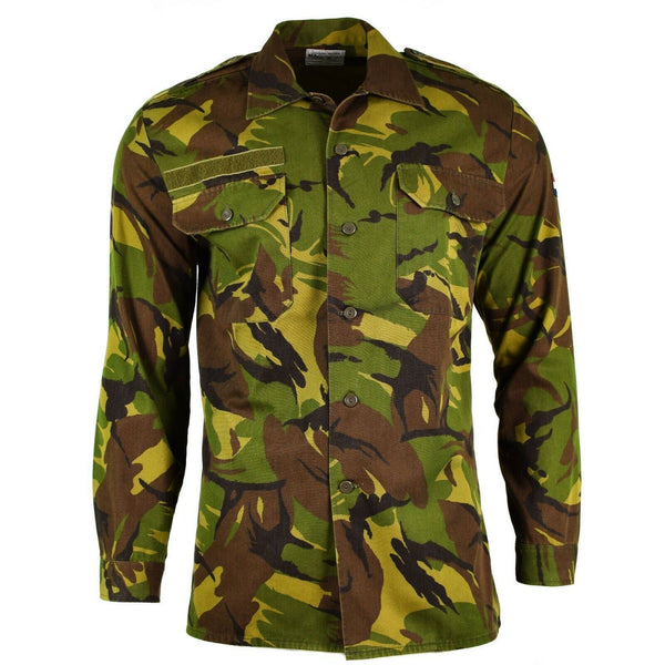 Original niederländisches Armeehemd M65 Militärausgabe Woodland DPM Kampfjacke Holland