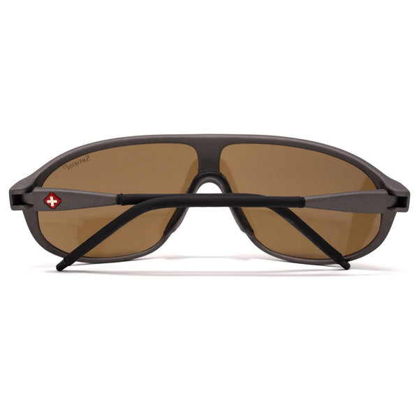 Original Schweizer Armee SUVASOL Sonnenbrille schwarz mit Etui Mountain Alpine Brille NEU