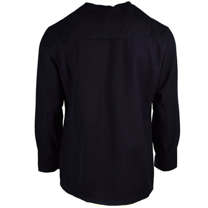 Original Bundeswehr Marine Mittelhemd langarm blau Marine Militär Matrosen