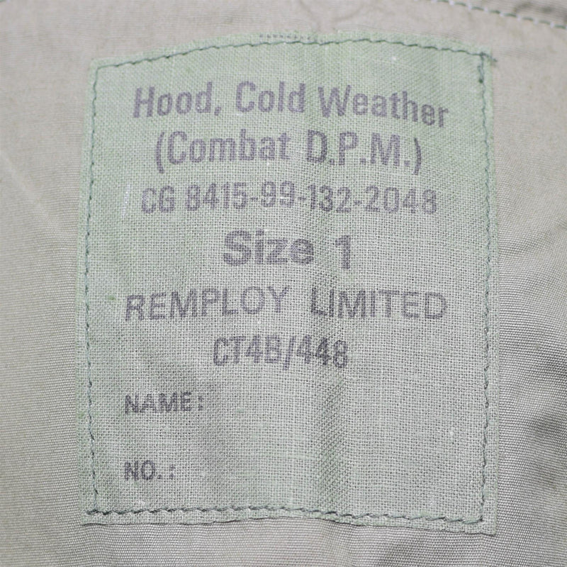 Britische Kaltwetterhaube DPM Woodland Tactical Winter Camouflage Cap NEU