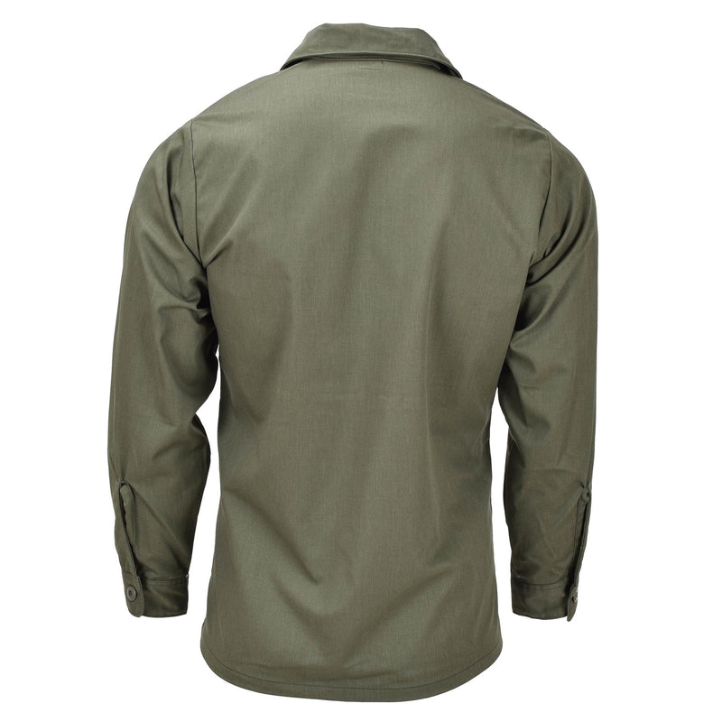 Original US Army Langarm Taktisches Hemd oliv Fatigue Militär Feld NEU