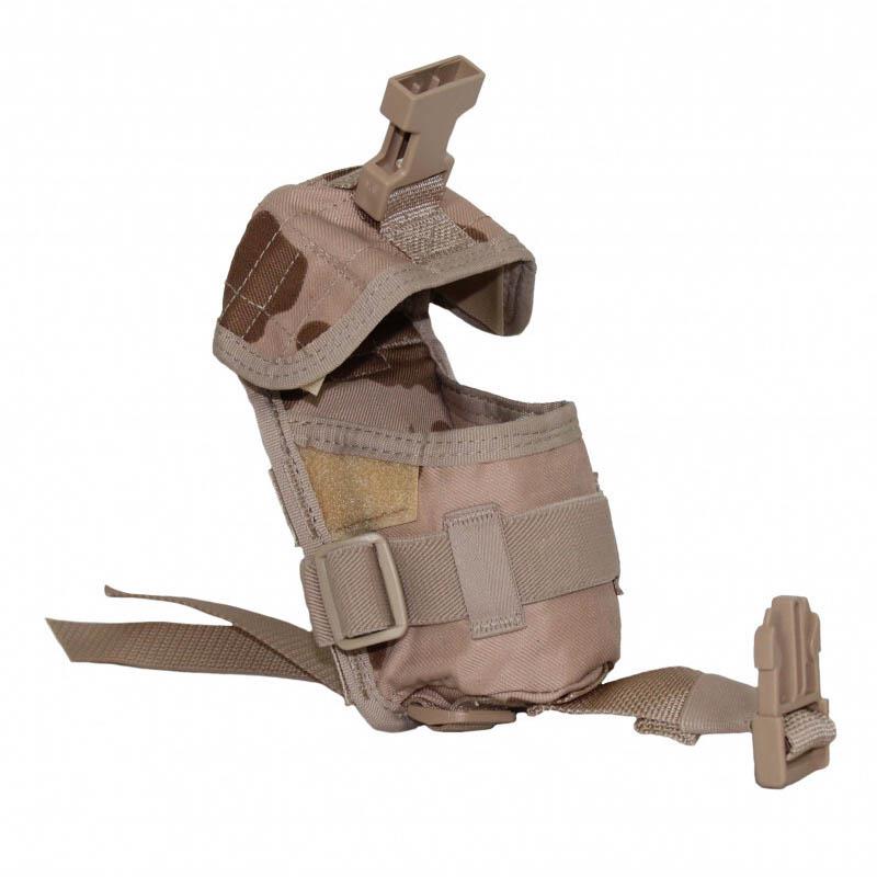 Original Tschechische Militär-Granatentasche mit Molle-Schnalle, taktische Wüstentarnung