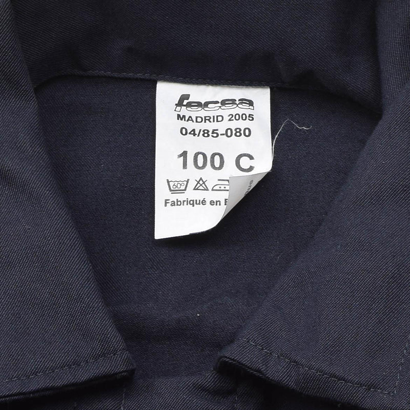 Original französischer Marine-Overall, thermostabiler Marine-Overall, einfarbig, dunkelblau, NEU