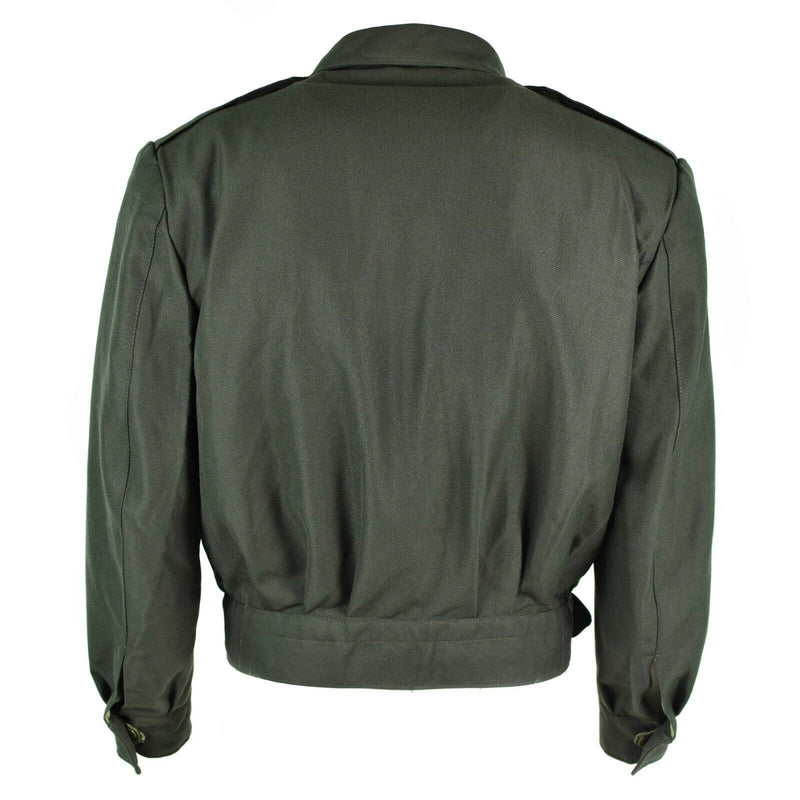 Original griechische Armee Field Ike Jacke Gabardine Wolle Blaze Griechenland Militär NEU