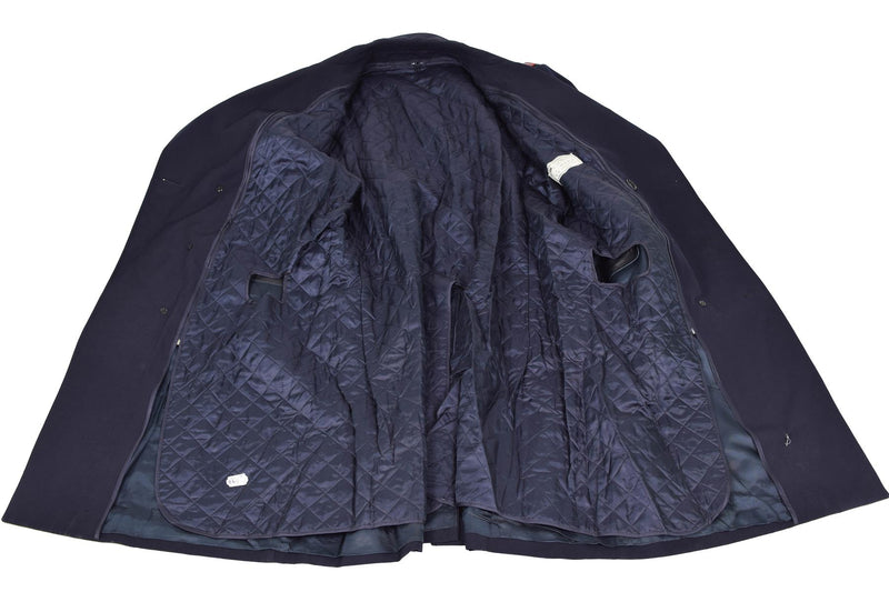 Original italienischer Militärpolizeimantel, langer Carabinieri-Trenchcoat mit Futter