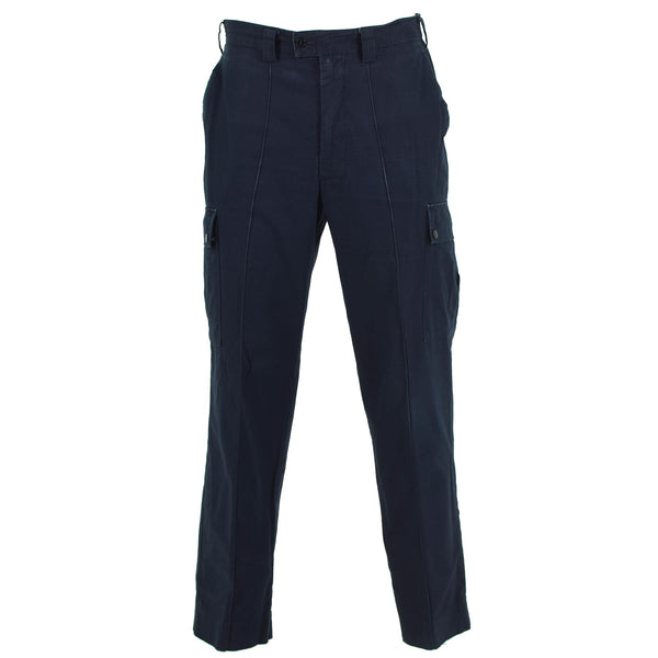 Original britische Polizeihose blau Ripstop strapazierfähige Uniformhose Überschuss