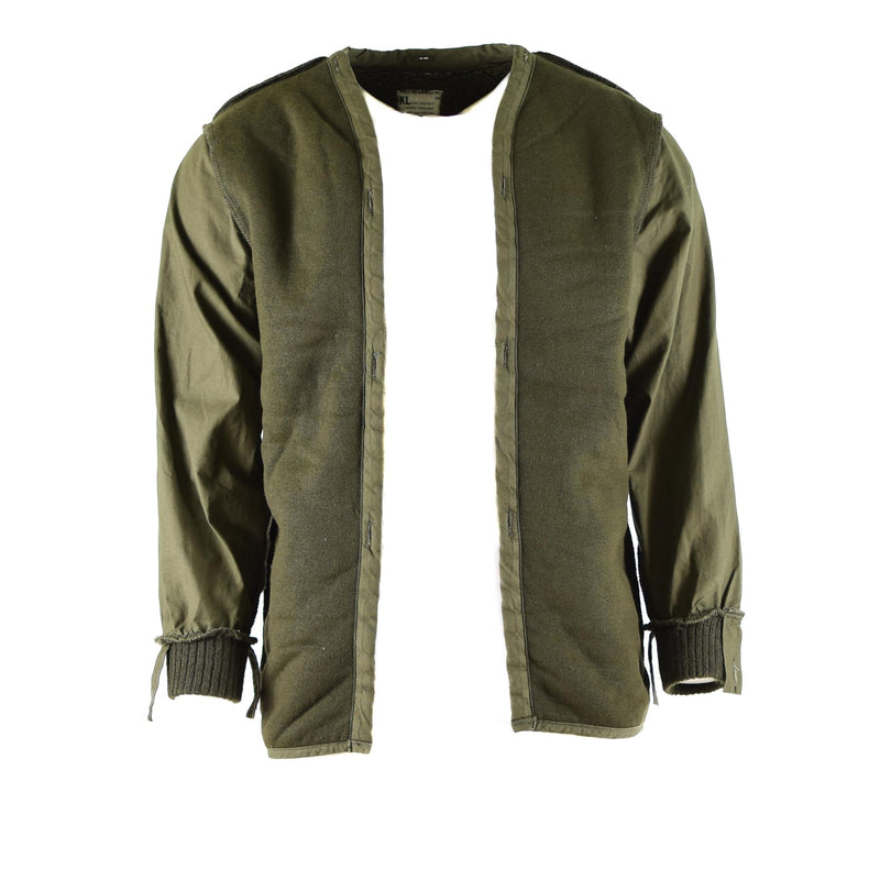 Original niederländische Armee Olive OD Parka Liner Kampf Militärfutter Jacke Modacryl
